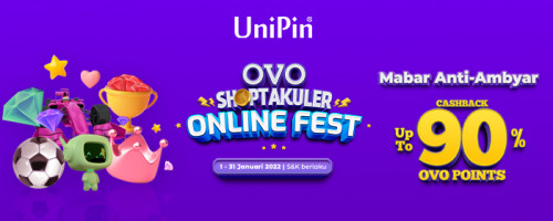 PROMO – Shoptakuler Bareng OVO di UniPin!